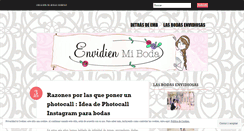 Desktop Screenshot of envidienmiboda.com
